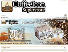 Tablet Screenshot of coffeeicon.com